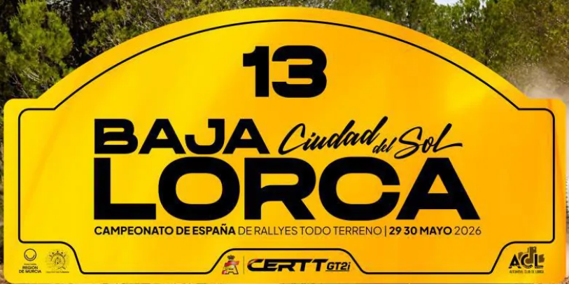 Placa de 13ª Baja Lorca - Ciudad del Sol 2026