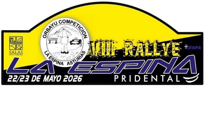 Placa de VIII Rallye La Espina